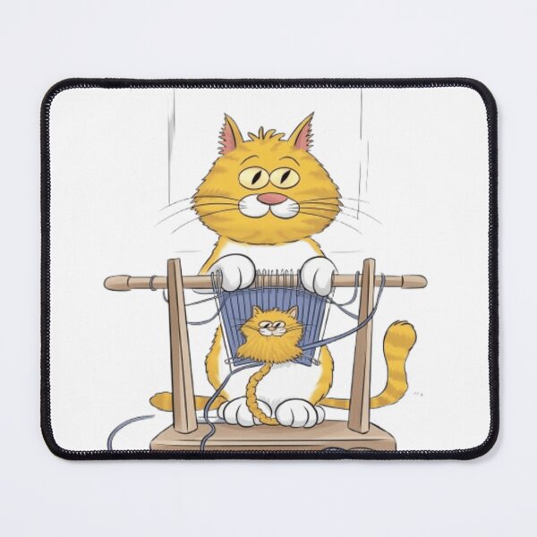 Item preview, Cat Knitting Himself designed and sold by ArtQueen777.