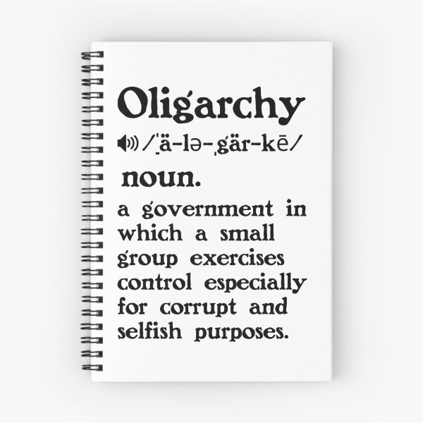 Item preview, The Definition of Oligarchy designed and sold by Unhinged Heather.