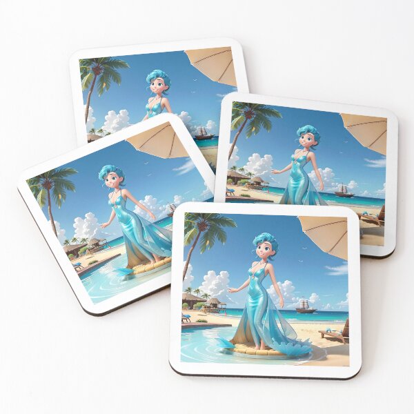 Item preview, Princesa en una playa designed and sold by Ganador96.