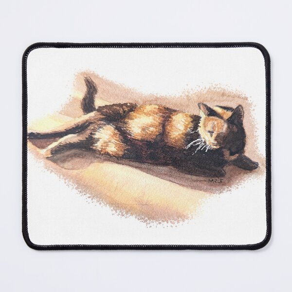 Item preview, Cat Relaxing in Sunlight designed and sold by MarieLeRiz-Art.