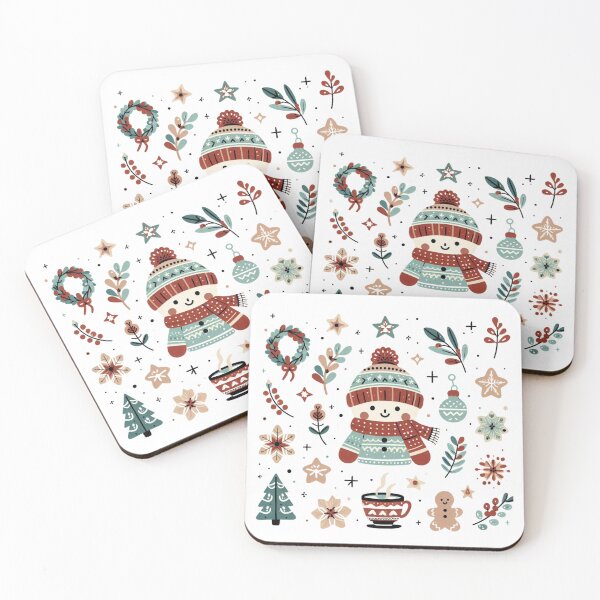 Item preview, Cozy Winter Wonderland Christmas Pattern | Cute Festive Design for Holiday Gifts designed and sold by MiszungART.