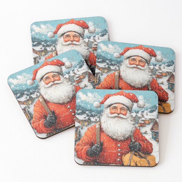 Item preview, Snowy Santa designed and sold by Thingstolike.