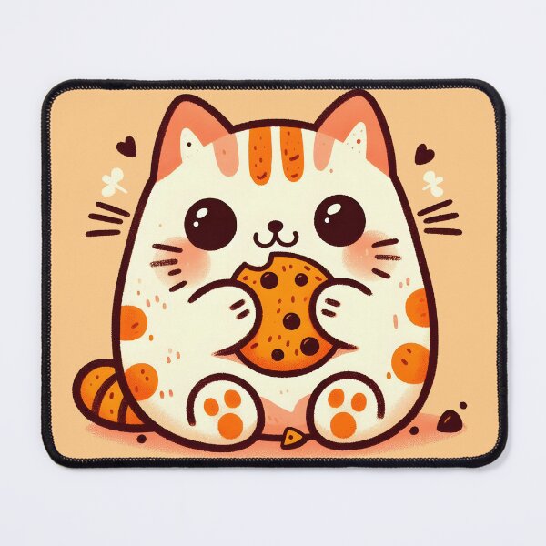 Item preview, Cat with a cookie designed and sold by NadyaMichaels.