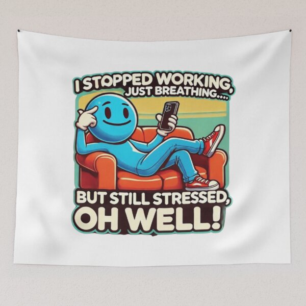 Item preview, Relaxation Sarcastic Sticker designed and sold by ArtQueen777.