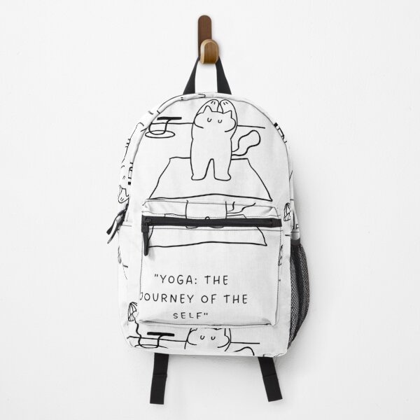 Item preview, Yoga: The Journey of the Self | Yoga Cat Illustration designed and sold by RM-Journey.