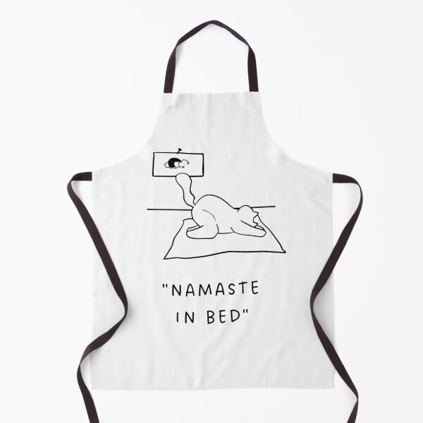 Item preview, Namaste in Bed | Yoga Cat Illustration designed and sold by RM-Journey.