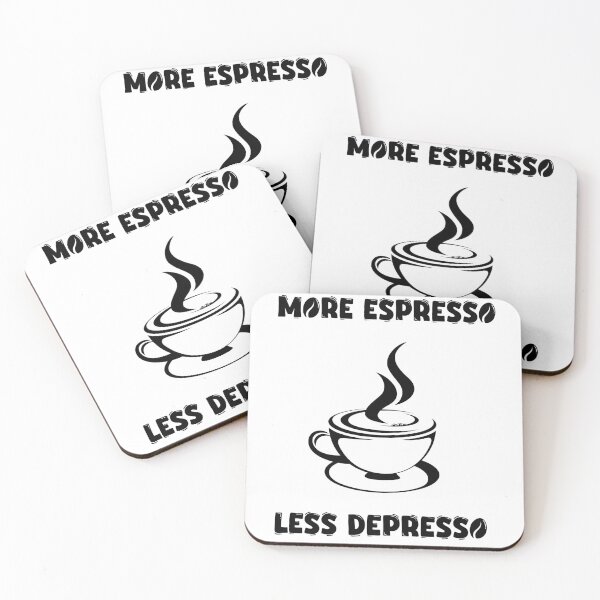 Item preview, More espresso, less depresso - coffee time designed and sold by M-ROL-24.
