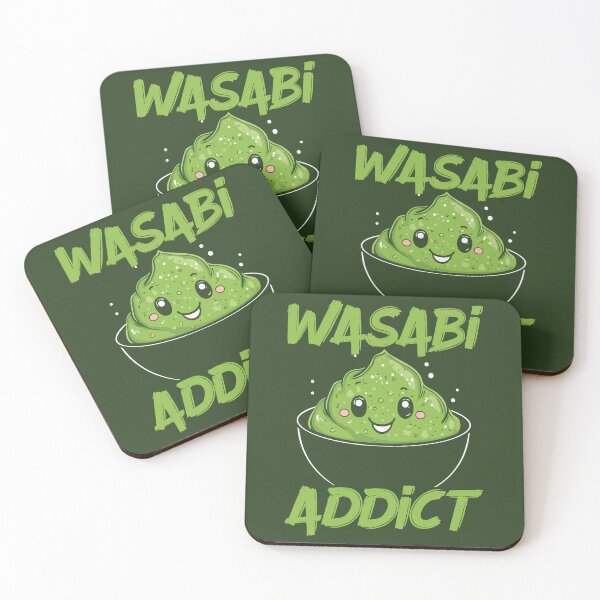 Item preview, Wasabi Addict Cute Japanese Kawaii Food designed and sold by Maljonic.