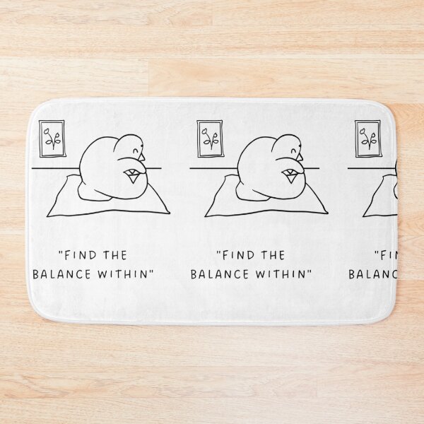 Item preview, Find the Balance Within | Yoga Cat Illustration designed and sold by RM-Journey.