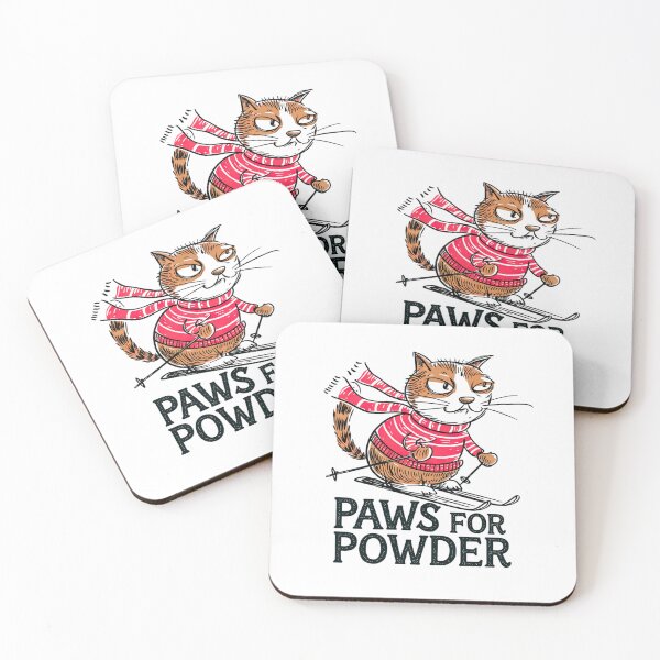 Item preview, Cat Ski - Paws for Powder designed and sold by mArtWear.