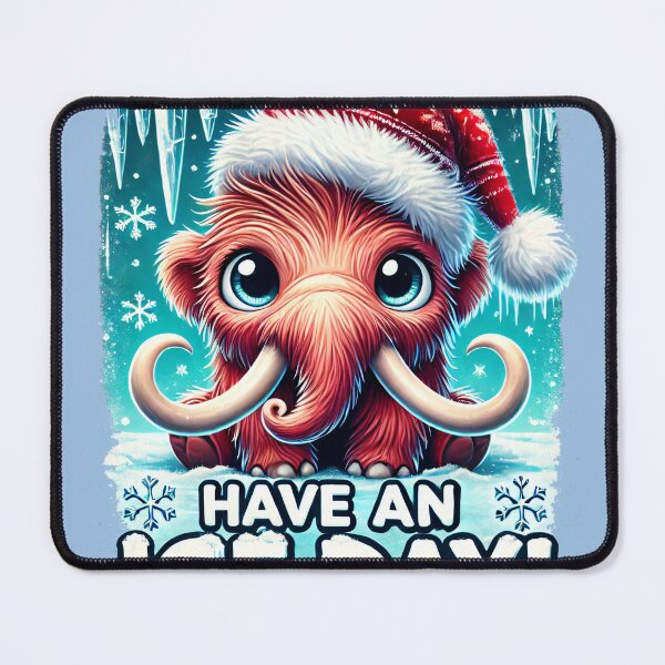 Item preview, Have an Ice Day Mammoth Christmas Design designed and sold by leyfinder.