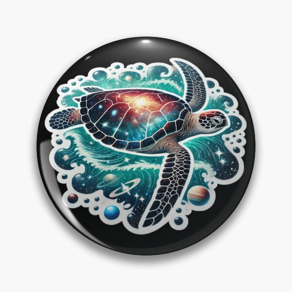Item preview, Cosmic Sea Turtle designed and sold by PinUpPizzazz.