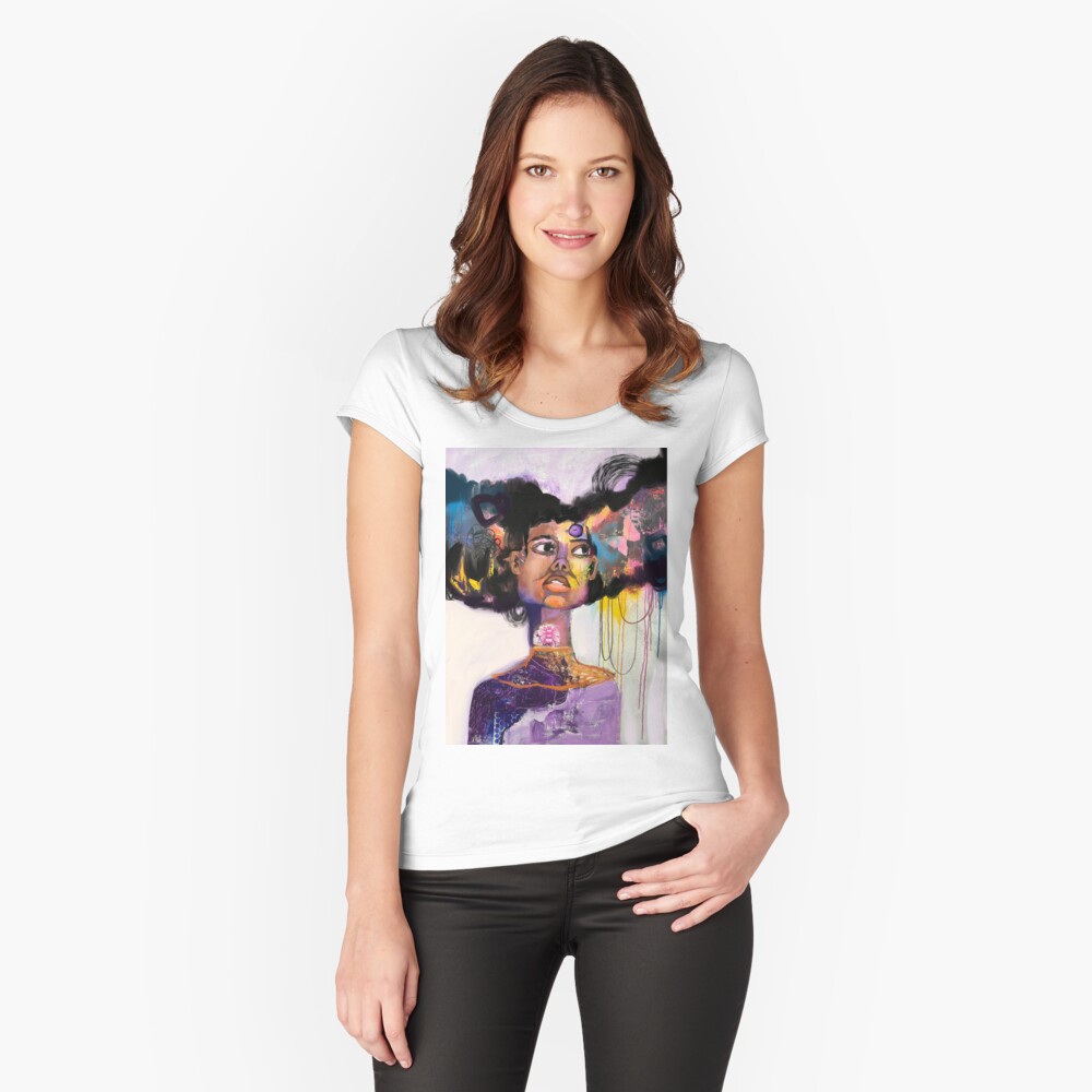 Item preview, Fitted Scoop T-Shirt designed and sold by Hyssopartz.