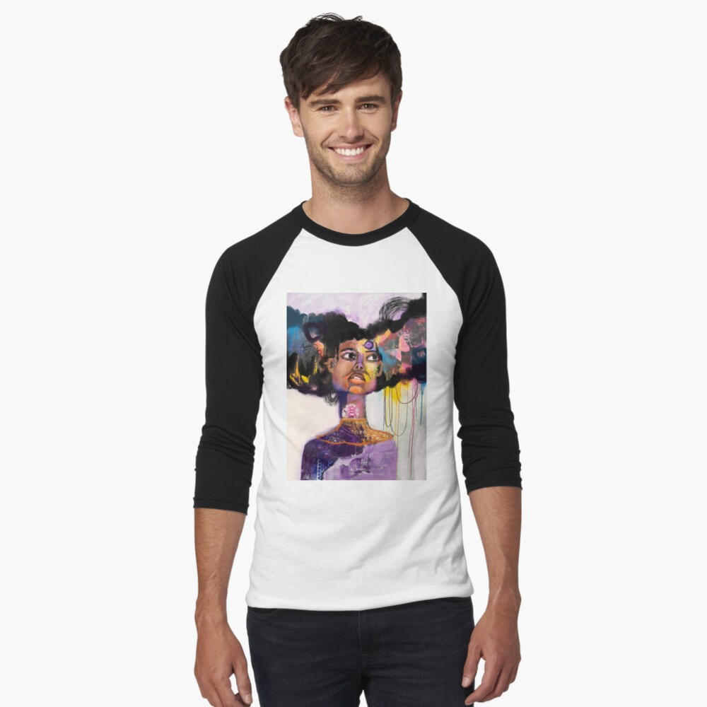 Item preview, Baseball ¾ Sleeve T-Shirt designed and sold by Hyssopartz.