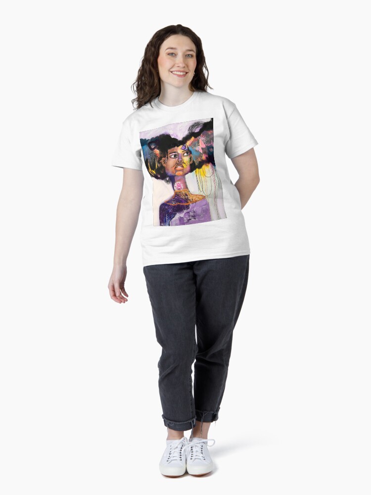 Thumbnail 4 of 7, Classic T-Shirt, Portrait One 2024 designed and sold by Hyssopartz.