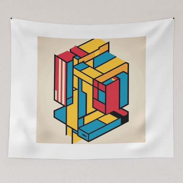 Item preview, Vintage Tetris Design designed and sold by ArtQueen777.