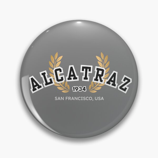 Item preview, Alcatraz Prison “Varsity,” Black and White designed and sold by UNK-Fatigues.