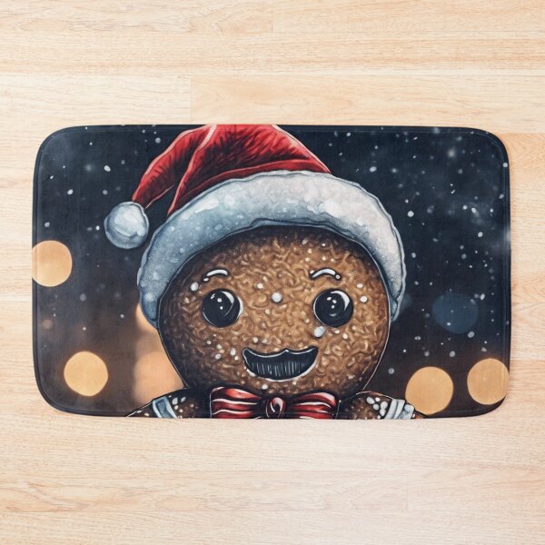 Item preview, Christmas and Holiday Gingerbread man - Watercolor & Ink 19 designed and sold by KBMediaArt.