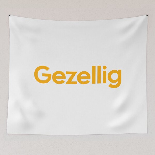 Item preview, Gezellig (orange - modern) designed and sold by mooskdesign.