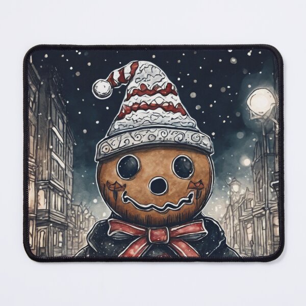 Item preview, Christmas and Holiday Gingerbread man - Watercolor & Ink 20 designed and sold by KBMediaArt.