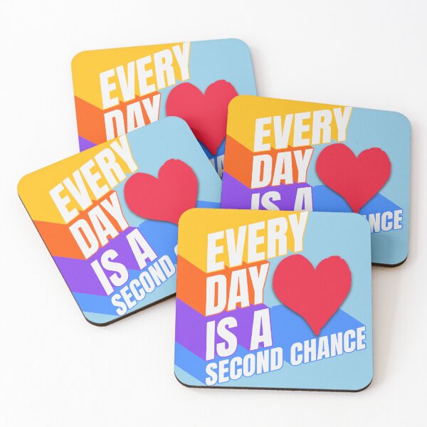 Item preview, Every Day Is A Second Chance  designed and sold by PopCultureArtShop.