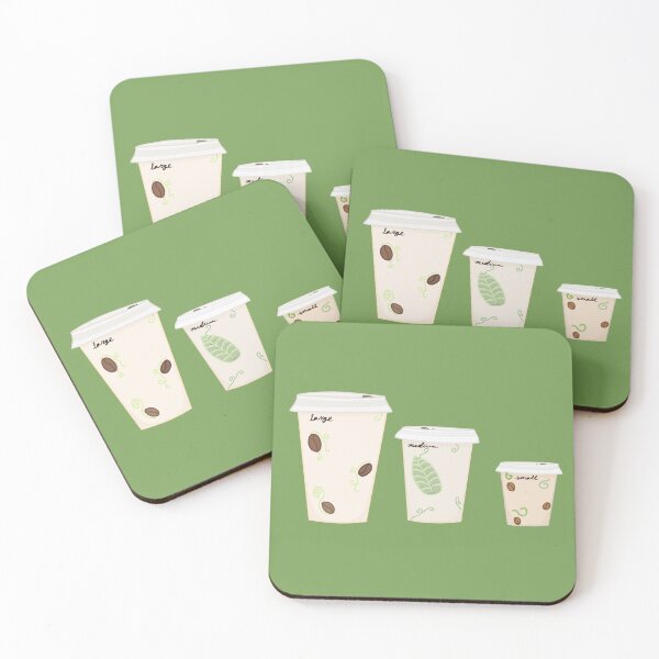 Item preview, Coffee Cups Row designed and sold by KitKattyDesigns.