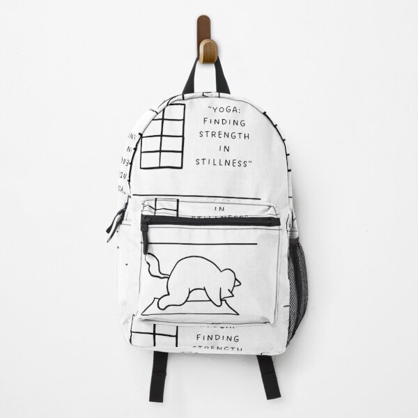Item preview, Yoga: Finding Strength in Stillness | Yoga Cat Illustration designed and sold by RM-Journey.
