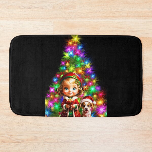 Item preview, LIL ONE AND PUP WISH YOU A MERRY CHRISTMAS designed and sold by Tammera.