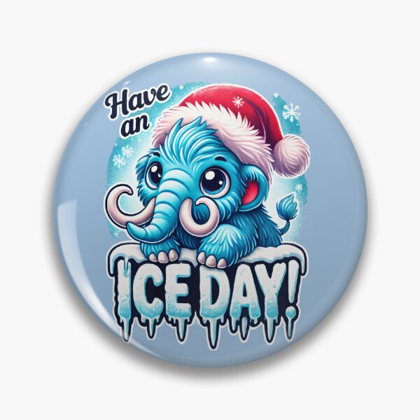 Item preview, Have an Ice Day Mammoth Christmas Design designed and sold by leyfinder.