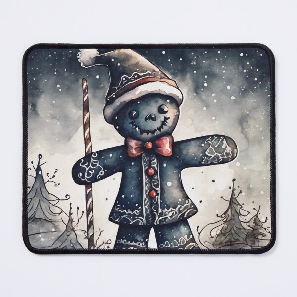 Item preview, Christmas and Holiday Gingerbread man - Watercolor & Ink 22 designed and sold by KBMediaArt.