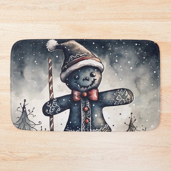 Item preview, Christmas and Holiday Gingerbread man - Watercolor & Ink 22 designed and sold by KBMediaArt.