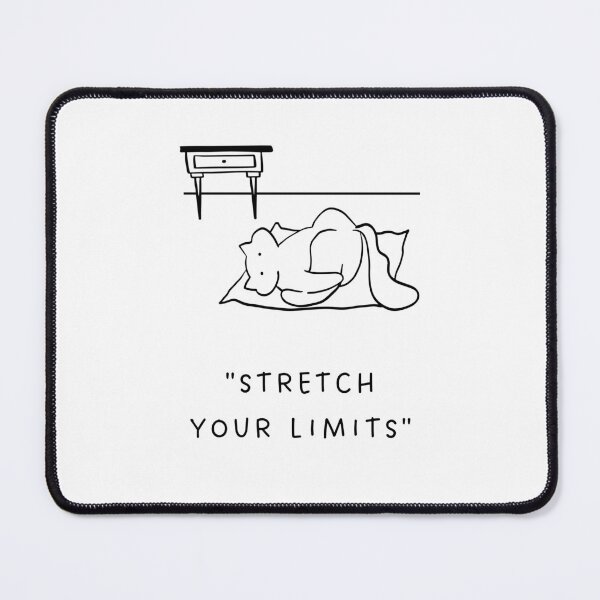 Item preview, Stretch Your Limits | Yoga Cat Illustration designed and sold by RM-Journey.
