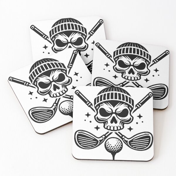 Item preview, Skull and Golf Print designed and sold by ChartGifts.