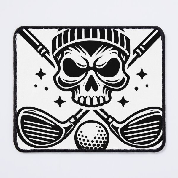 Item preview, Skull and Golf Print designed and sold by ChartGifts.