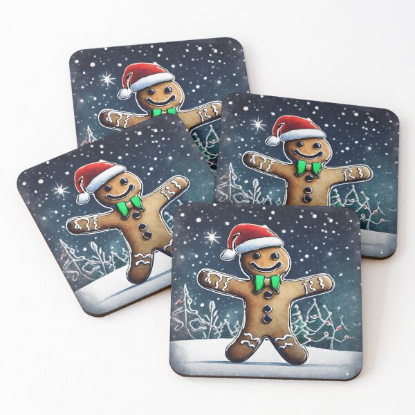Item preview, Copy of Christmas and Holiday Gingerbread man - Watercolor & Ink 23 designed and sold by KBMediaArt.