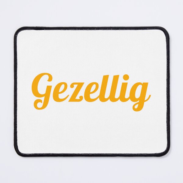 Item preview, Gezellig (orange - no fade) designed and sold by mooskdesign.