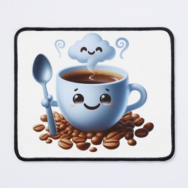 Item preview, More Espresso, Less Depresso - cute coffee designed and sold by M-ROL-24.