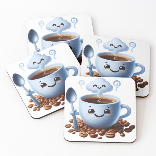 Item preview, More Espresso, Less Depresso - cute coffee designed and sold by M-ROL-24.