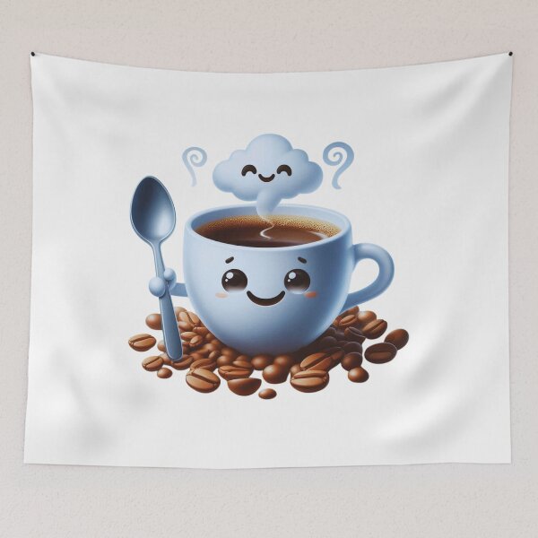 Item preview, More Espresso, Less Depresso - cute coffee designed and sold by M-ROL-24.