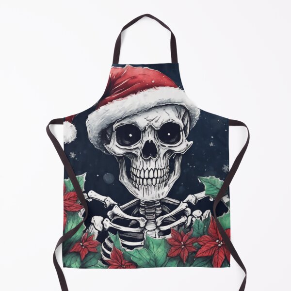 Item preview, Christmas and Holiday Skeleton - Watercolor & Ink 1 designed and sold by KBMediaArt.