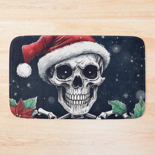 Item preview, Christmas and Holiday Skeleton - Watercolor & Ink 1 designed and sold by KBMediaArt.