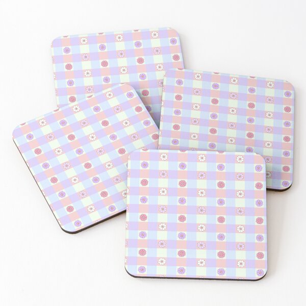 Item preview, Flowers and Plaids - ST0002 B designed and sold by The Colorful Corner.