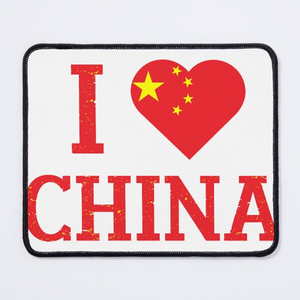 Item preview, I Love China Design with Heart for China Lovers designed and sold by SwanAndStone.