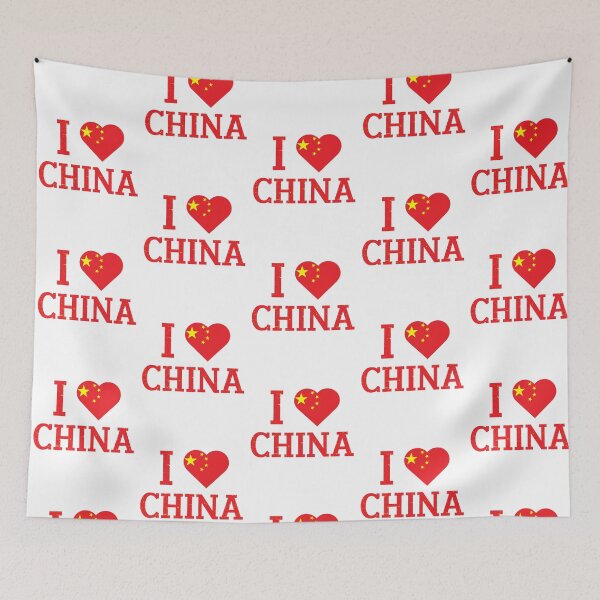 Item preview, I Love China Design with Heart for China Lovers designed and sold by SwanAndStone.
