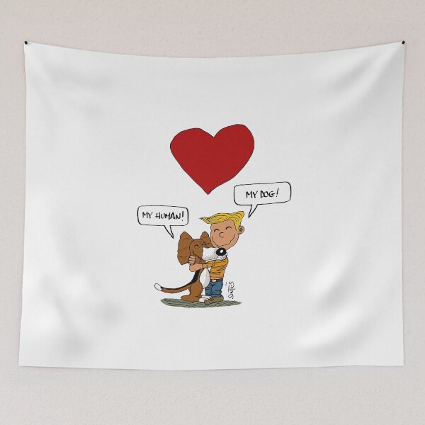 Item preview, Little Boy & Little Dog (with text) designed and sold by Eric Sintès.
