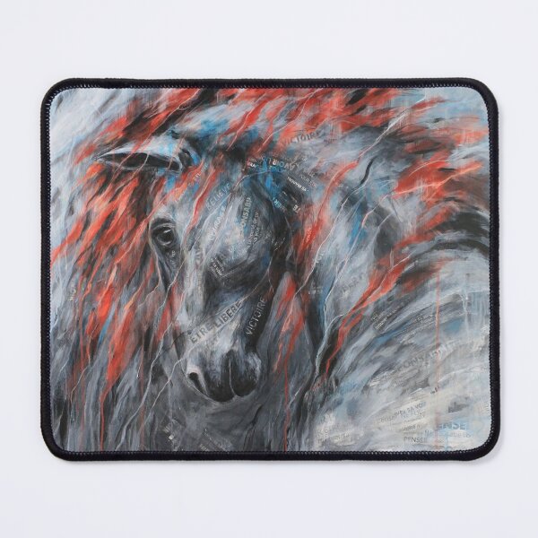 Item preview, Aven, the stallion with the red mane designed and sold by Nadjejda Gilbert.