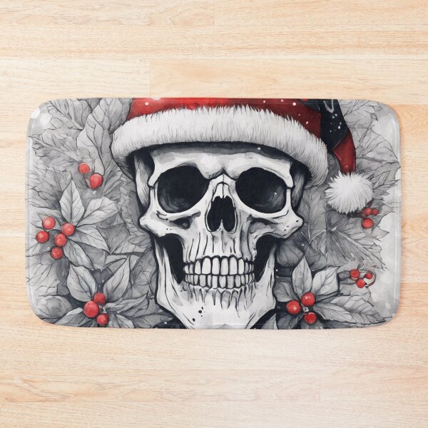 Item preview, Christmas and Holiday Skeleton - Watercolor & Ink 2 designed and sold by KBMediaArt.