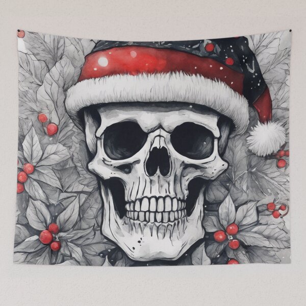 Item preview, Christmas and Holiday Skeleton - Watercolor & Ink 2 designed and sold by KBMediaArt.