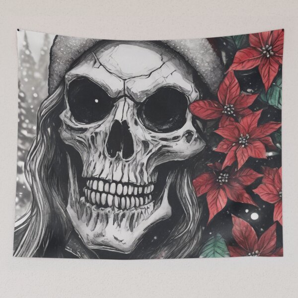Item preview, Christmas and Holiday Skeleton - Watercolor & Ink 3 designed and sold by KBMediaArt.