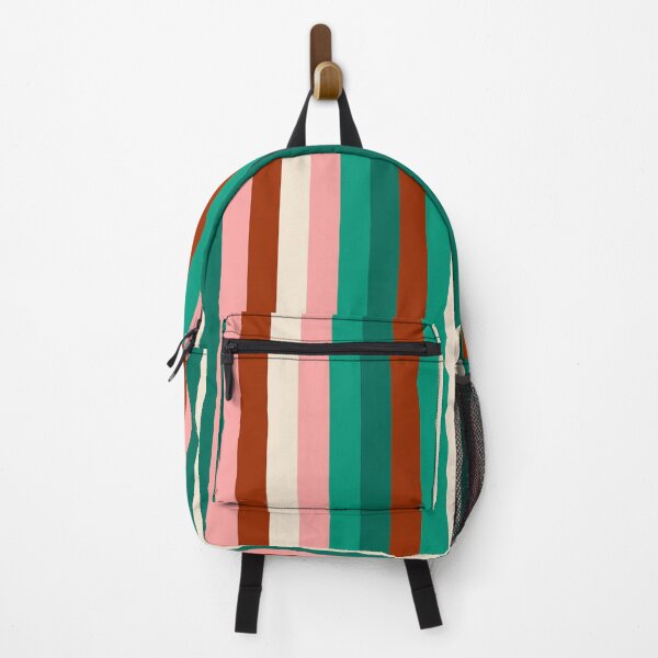 Item preview, Funky Christmas stripe design with red pink and green designed and sold by katerosestudios.